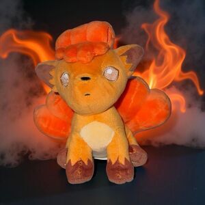 2018 Pokemon Fit Vulpix Pokemon Center Plush 5.5” Tag Stuffed P18